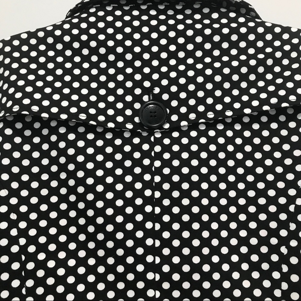 Vertigo Polkadot Trench Coat Size XS - Picture 11 of 12